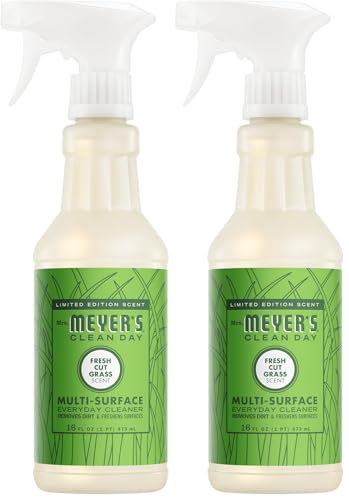 Mrs. Meyer's Multi-Surface Everyday Cleaner, Fresh Cut Grass, 16 Fl Oz (Pack of 2)