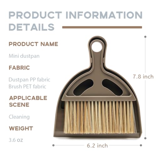 Mini Broom and Dustpan Set for Home Cleaning and Pets