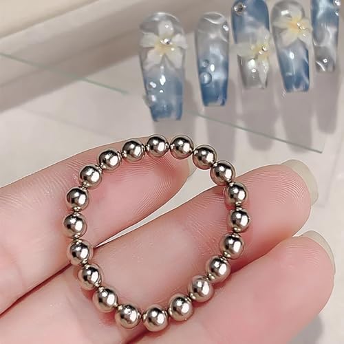 Cat Eye Nail Magnet Beads Set 20Pcs 5mm Magnetic Wand for Gel Polish