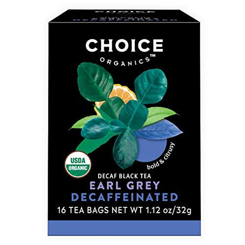 Organic Decaffeinated Earl Grey Tea with Bergamot - 16 Bags