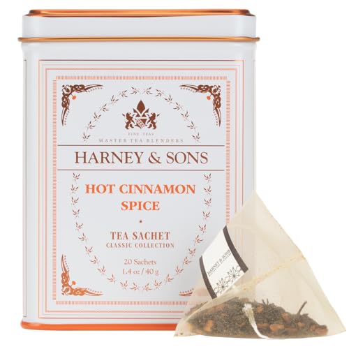 Harney & Sons Hot Cinnamon Spice Black Tea - 20 Pyramid Sachets