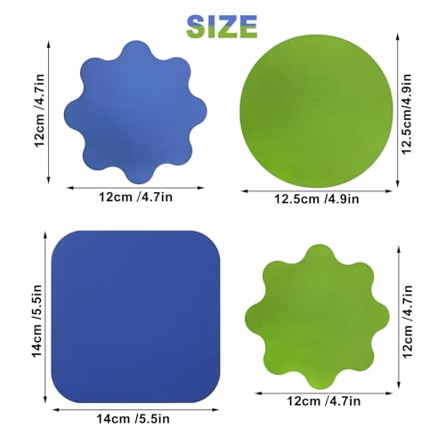 Rubber Jar Opener Set for Seniors – Non-Slip Silicone Gripper Pads