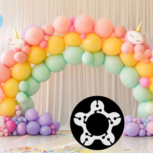 50pcs Balloon Arch Clips - Plastic Tie Backdrop Holders for Wedding & Party Decorations