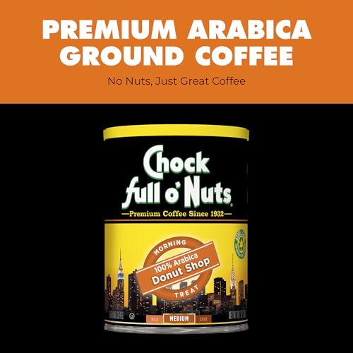 Donut Shop Ground Coffee 6-Pack, 10.2 oz Cans — Chock Full o' Nuts