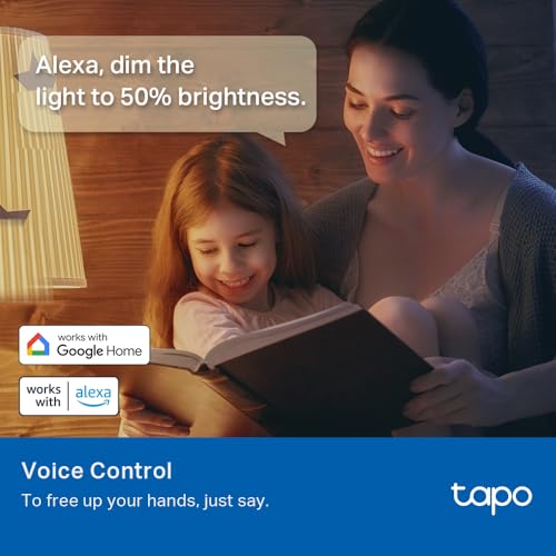Tapo Multicolor Smart Light Bulbs, Dimmable RGBW A19 E26 800LM