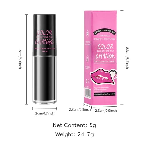 Grospe Color-Changing Lip Gloss - Hydrating High-Shine Lip Oil & Balm