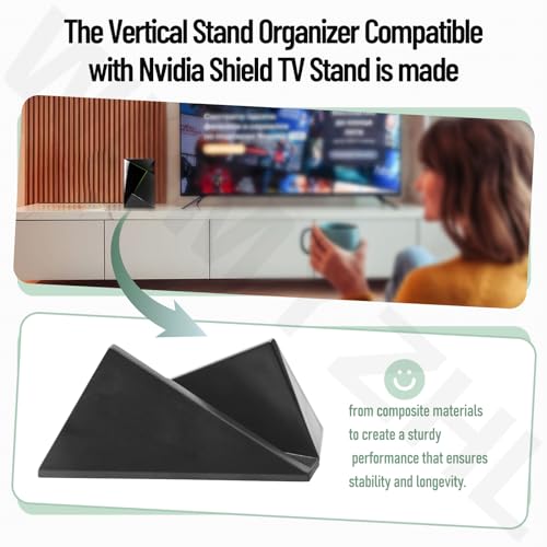 Vertical Stand Organizer for Nvidia Shield TV Pro (2017 & 2019 Models)