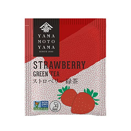 Yamamotoyama Strawberry Sencha Green Tea, 18 Tea Bags