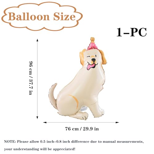 Labrador Dog Foil Balloons for Pet & Birthday Party Decoration – Yeodong