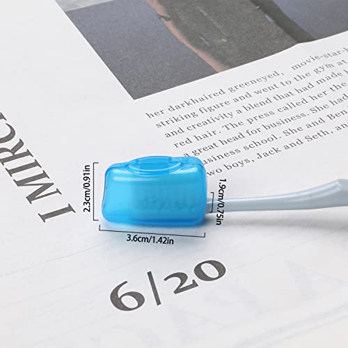 Sliverdew 5-Pack Portable Toothbrush Head Covers for Travel and Home