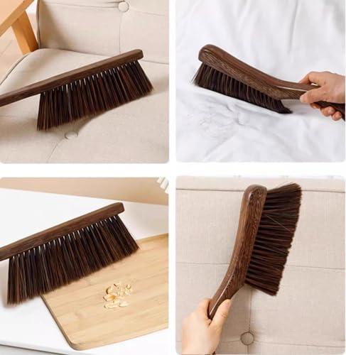 Soft Bristle Wooden Hand Broom Brush for Indoor & Outdoor Cleaning