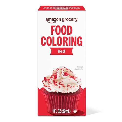 Red Food Coloring - 1 Fl Oz Bottle for Baking & Dyeing