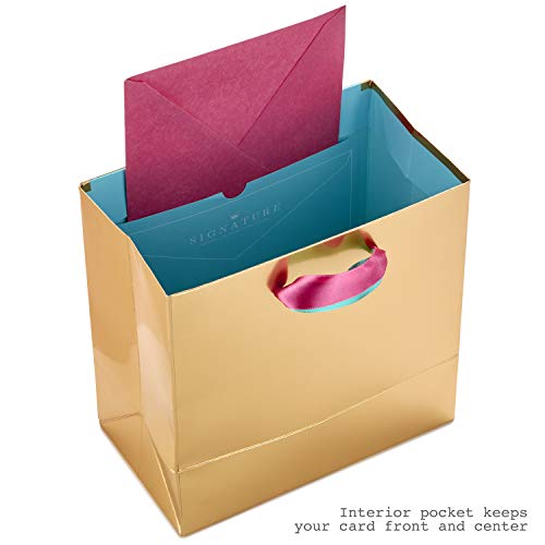 Hallmark Signature Medium Square Gift Bag, Hooray Confetti with Tissue Paper