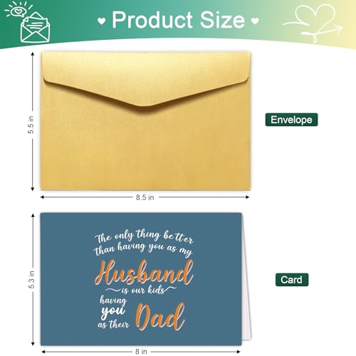 Father's Day Card from Wife - Romantic & Funny Husband Greeting Card