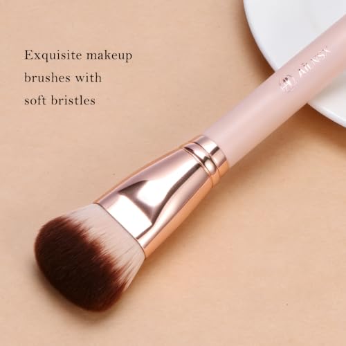 AILNSX Large Foundation Brush - Soft Dense Makeup Brush for Liquid, Cream & Powder