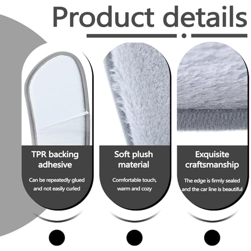 Elongated Toilet Seat Cushion Warmer with Memory Foam - Washable Flannel Cover