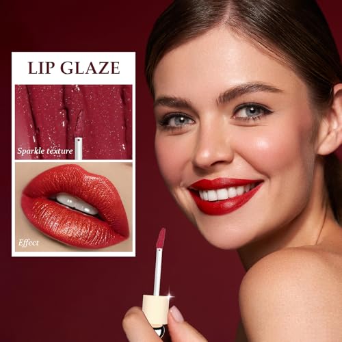 Eshioh Waterproof Lip Gloss & Lipstick - Smooth Hydrating Lip Tint