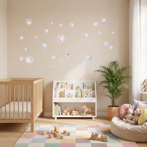 Colorful Bubble Wall Stickers - Underwater Theme Decor Set