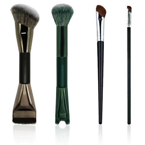 HINGTAI 4-Piece Nose Contour Brush Set - Synthetic Makeup Brushes