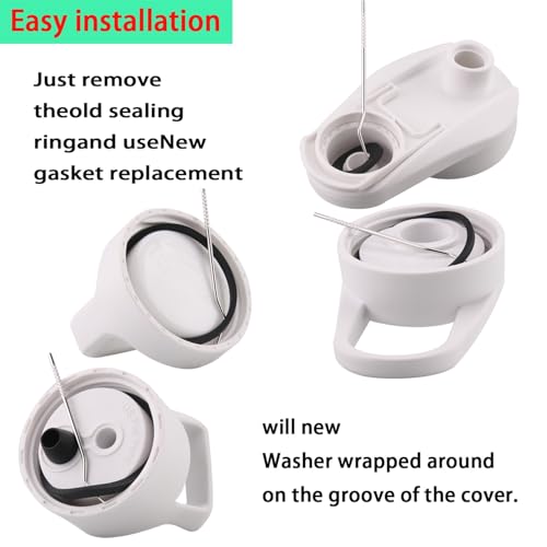 (8 Pack) ubber Seal Replacement for Simple Modern Summit Collection Water Bottle,Seal Gasket Compatible with Simple Modern Summit Collection 18in/22in/32in/40in Leak Proof Insulated Tumbler