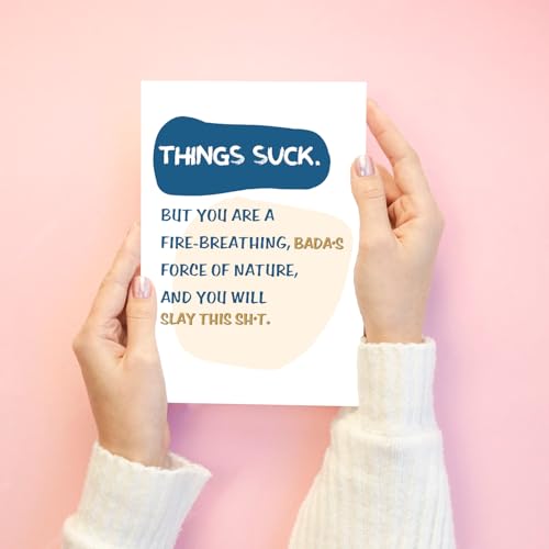 Funny Encouragement Card for Men & Women - Get Well Soon Gift