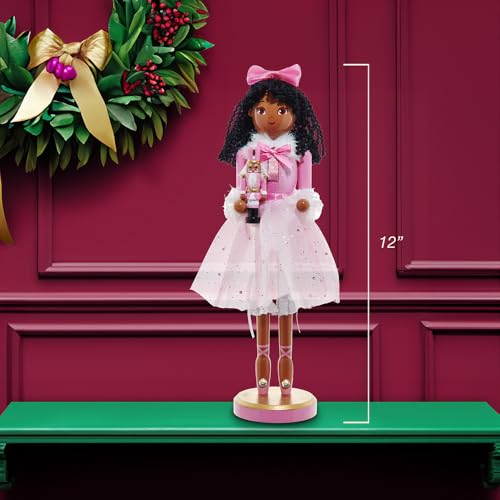 12-Inch Black Clara Ballerina Nutcracker - Christmas Decor