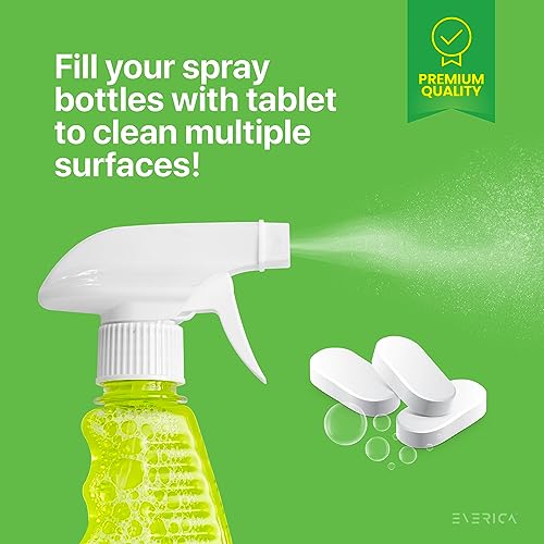 Multipurpose Eco-Friendly Cleaning Tablets - Aloe Scented, 12 Pack