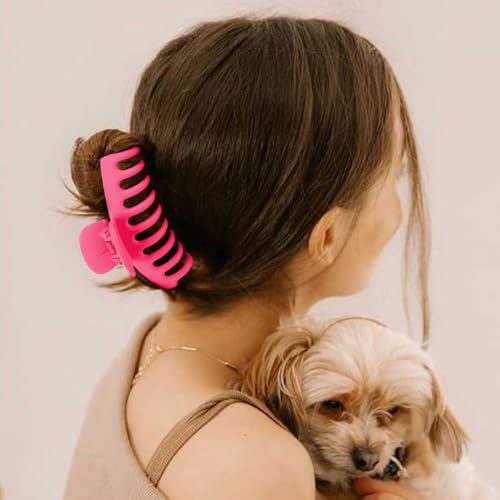 AOPRIE Large Hair Claw Clips 6 Pack for Thick and Thin Hair