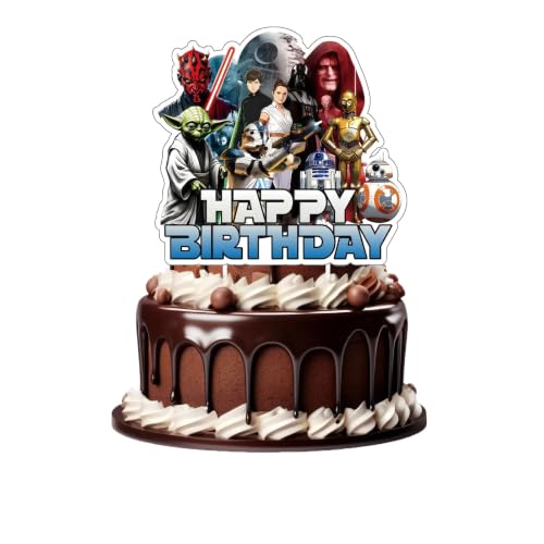 25PCS Star Wars Cake Toppers & Cupcake Decorations for Parties