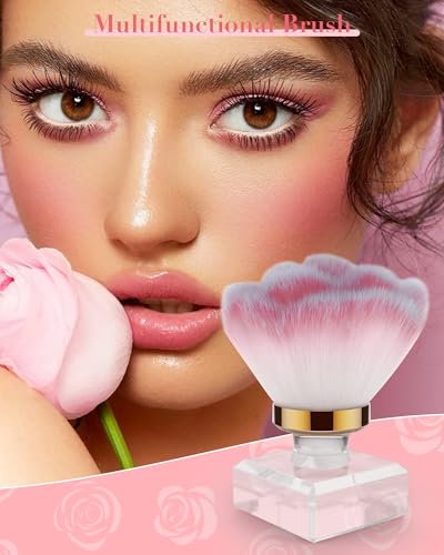 Rolybag Soft Rose Nail Art Dust Brush for Manicure Powder Remover