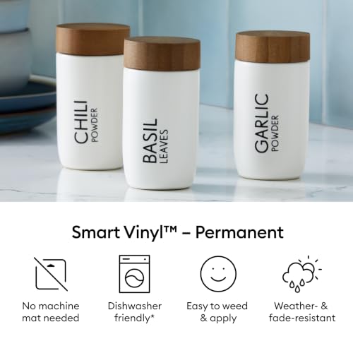 Cricut Smart Permanent Vinyl - White, 9.5 in x 6 ft Roll