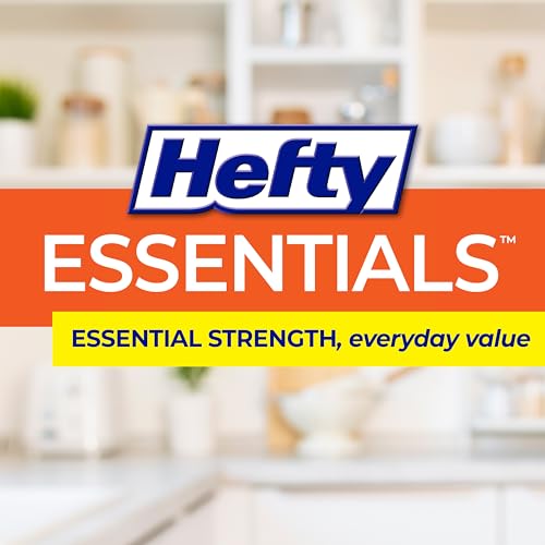 Hefty Essentials 13 Gallon Drawstring Kitchen Trash Bags - 120ct