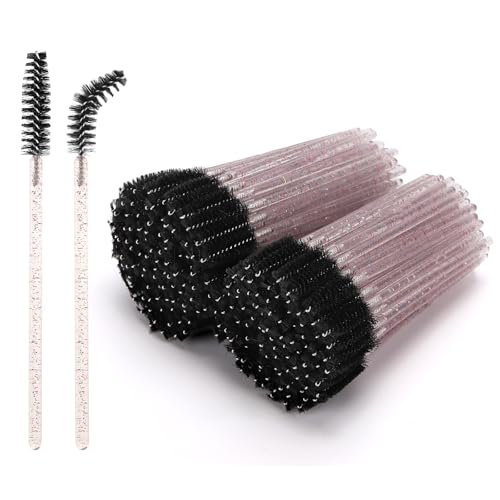 Tbestmax 200Pcs Disposable Mascara Wands & Eyelash Brushes