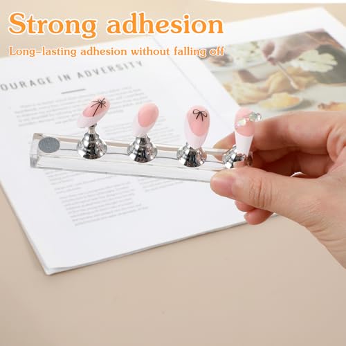 Ymapinc Double Sided Nail Adhesive Tabs - 1000 Pcs Pre-Cut Sticky Strips