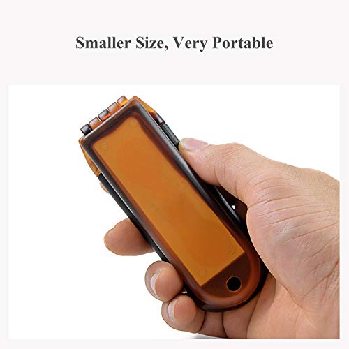 Ancable Travel Hair Brush with Mirror Mini Folding Hairbrush for Women