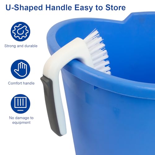 CELOX Heavy Duty Carpet Cleaning Brush - 2 Pack with Handle