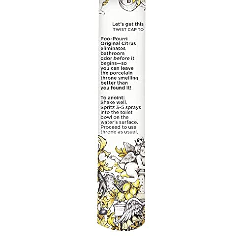 Poo-Pourri Before-You-Go Toilet Spray Original Citrus 0.34 Fl Oz Travel Mini
