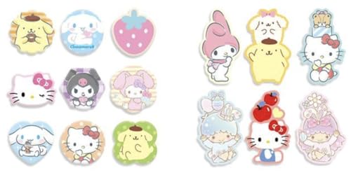 Kitty & Friends Beauty Sticker and Earrings Gift Set Officially Licensed