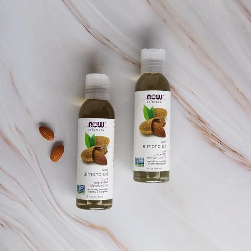 NOW Foods Sweet Almond Oil 100% Pure Moisturizing Body Oil 4 oz