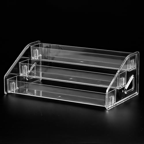 3-Tier Acrylic Nail Polish Organizer Stand for Cosmetics and Perfume