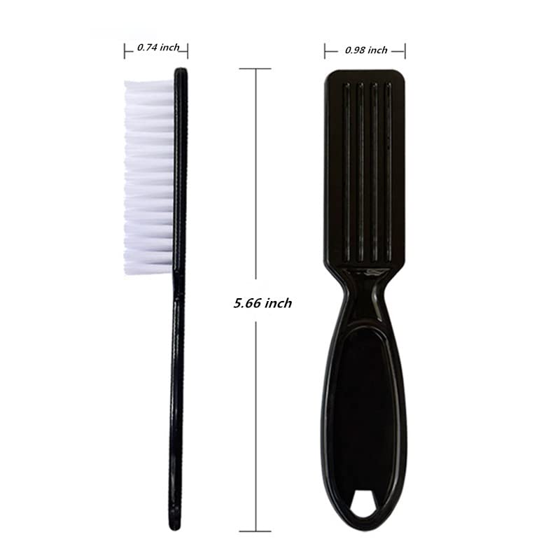 SQULIGT Handle Grip Nail Cleaning Brush, Black Fingernail Scrub Brushes 8Pcs