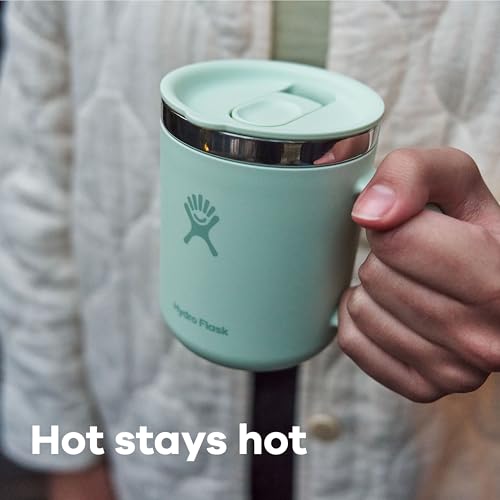 Hydro Flask Coffee Mug ? Insulated Stainless Steel, Non Spill, Leak Proof Travel Mug 12 Oz Trillium Pink