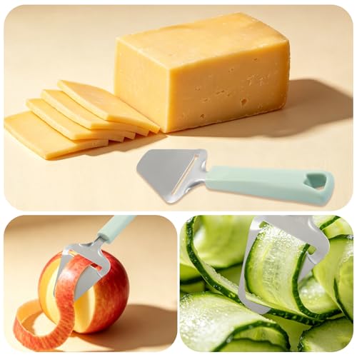 Non-Stick Stainless Steel Cheese Slicer - Adjustable Thickness