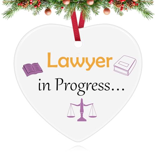 Inspirational Lawyer Ceramic Ornament Gift - Perfect for Graduates & Appreciation