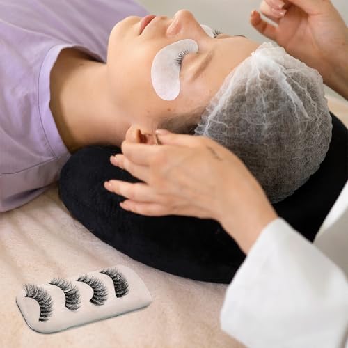 Ezymivs 5PCS Silicone Lash Pad False Eyelash Holder Extension Tools