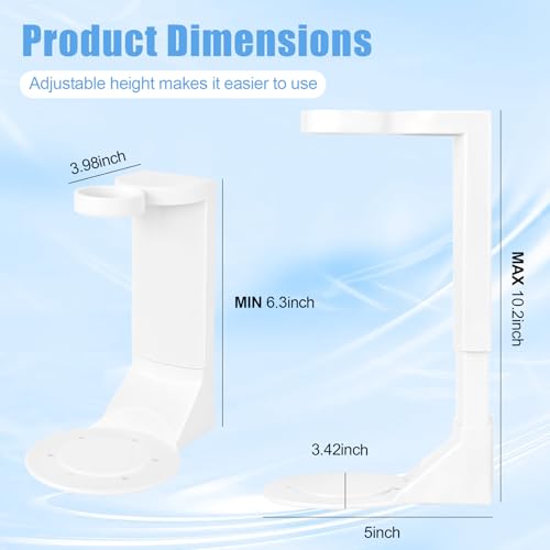 TUNEYA No Drill Shampoo & Conditioner Holders 2 Pack - Cream