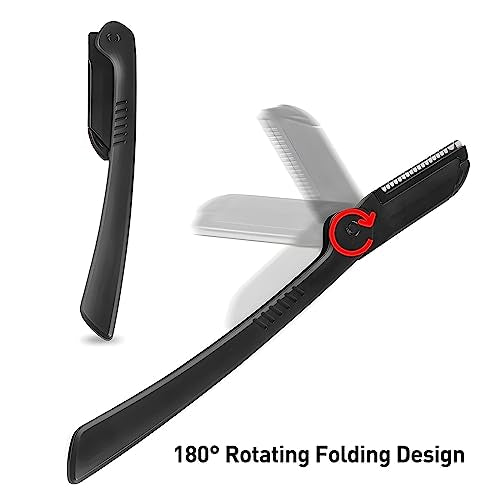 Kootinn 6-in-1 Eyebrow Trimmer Kit with Scissors, Razors, and Tweezers