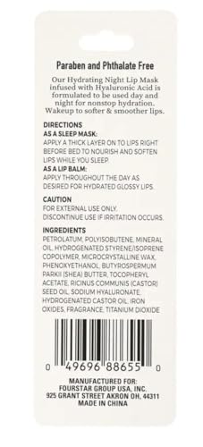 B Pure Hydrating Lip Mask with Hyaluronic Acid for Softer Smooth Lips