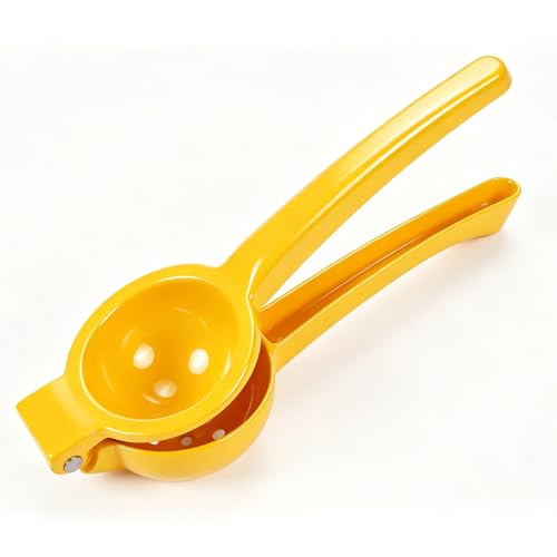 Heavy-Duty Metal Citrus Juicer - Ergonomic Manual Lemon & Lime Squeezer