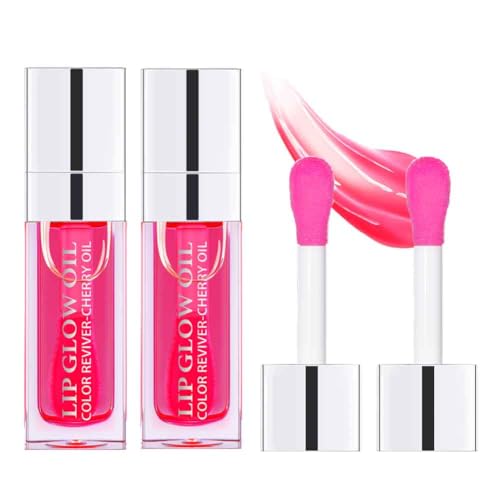 Fovcos Hydrating Lip Glow Oil - Moisturizing Gloss & Plumping Lip Care